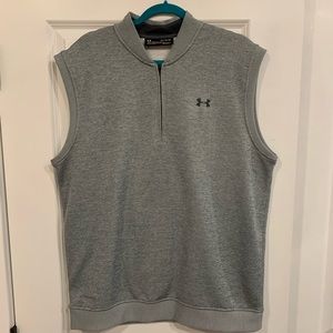 Under Armour XL Gray Quarter-zip Vest